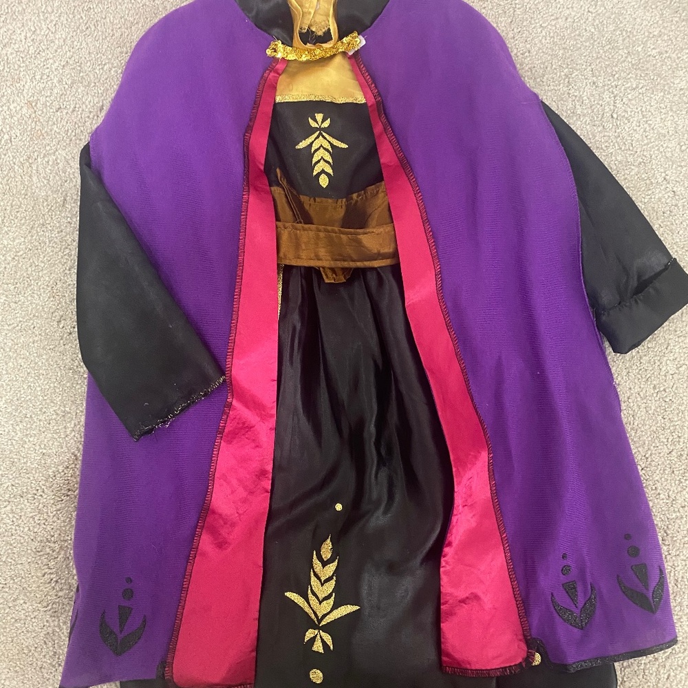 Frozen Anna Costume- Size 6/7